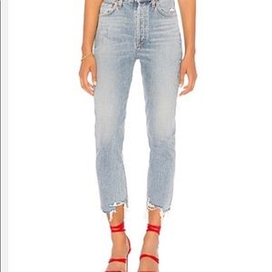 Agolde Riley High Rise in Doubt